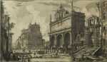 Print by Giovanni Battista Piranesi: Veduta del Castello dell’ Acqua Felice, available at Childs Gallery, Boston