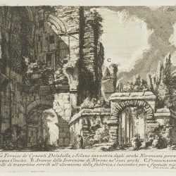 Print By Giovanni Battista Piranesi: View Of The Arches Of The Consuls Dolabella And Silanus Enclosed Within The Neronian Arches Of The Acqua Claudia, From The Series Roman Antiques (le Antichita Romane) At Childs Gallery
