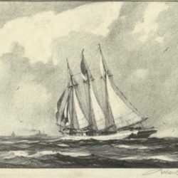 Print by Gordon Grant: Fore and Aft, represented by Childs Gallery