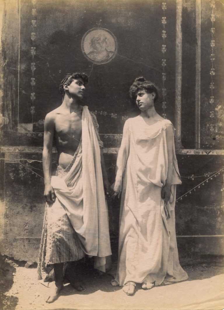 Photograph by Guglielmo Plüschow: [Classical Pompeian Youth], available at Childs Gallery, Boston
