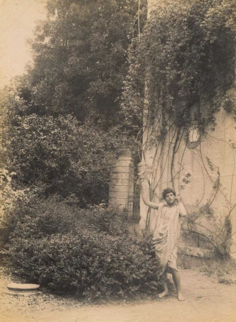 Photograph by Guglielmo Plüschow: [Classical Sicilian Youth in a Garden], available at Childs Gallery, Boston