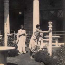 Photograph by Guglielmo Plüschow: [Classical Sicilian Youth in a Sculpture Garden], available at Childs Gallery, Boston