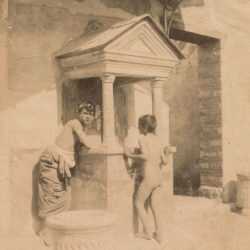 Photograph by Guglielmo Plüschow: Temple at Pompeii, available at Childs Gallery, Boston