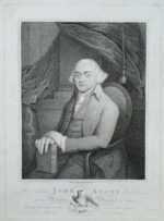 Print by H. Houston: His Excellency John Adams President of the United States of , represented by Childs Gallery
