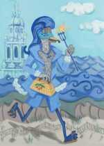 Painting By Hannah Barrett: Fire Island: The Sea Gull At Childs Gallery