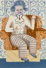Painting By Hannah Barrett: Rustics: Small Brown One At Childs Gallery