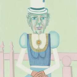 Painting By Hannah Barrett: Rustics: The Feckless Leprechaun At Childs Gallery