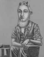 Painting By Hannah Barrett: Secret Society: Percy Purdy At Childs Gallery