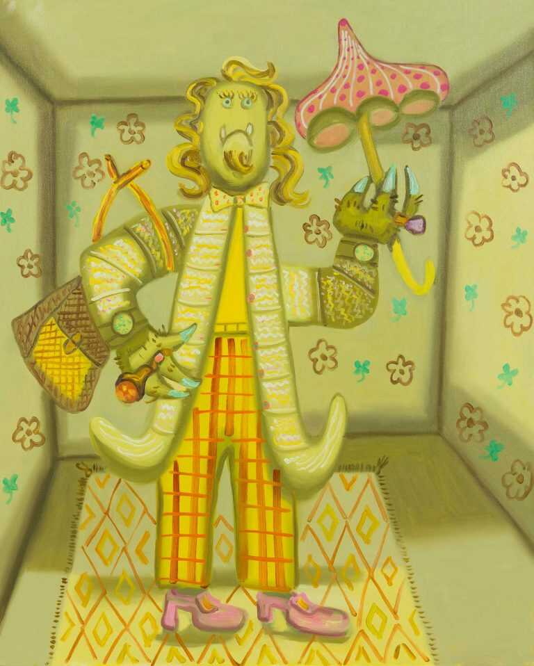 Painting By Hannah Barrett: Shopping At Childs Gallery