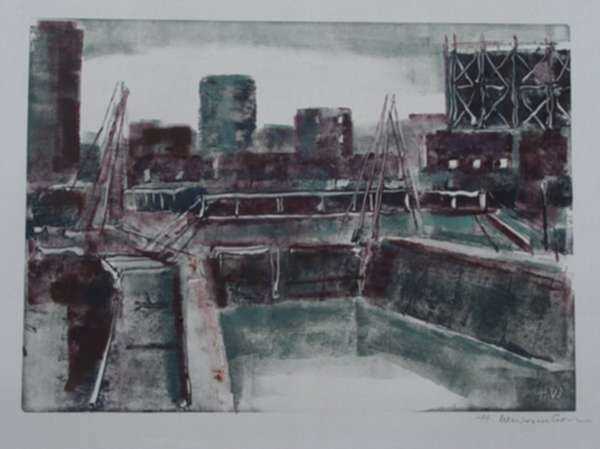 Print by Hellmuth Weissenborn: [Canal], represented by Childs Gallery