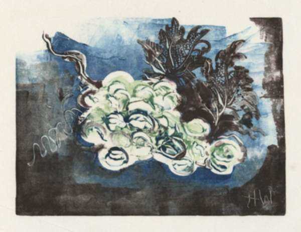 Print by Hellmuth Weissenborn: [Grape Still Life], represented by Childs Gallery
