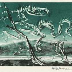 Print by Hellmuth Weissenborn: [Green Landscape], represented by Childs Gallery