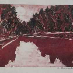 Print by Hellmuth Weissenborn: [Red River], represented by Childs Gallery