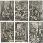Print By Hendrick Goltzius: The Passion At Childs Gallery