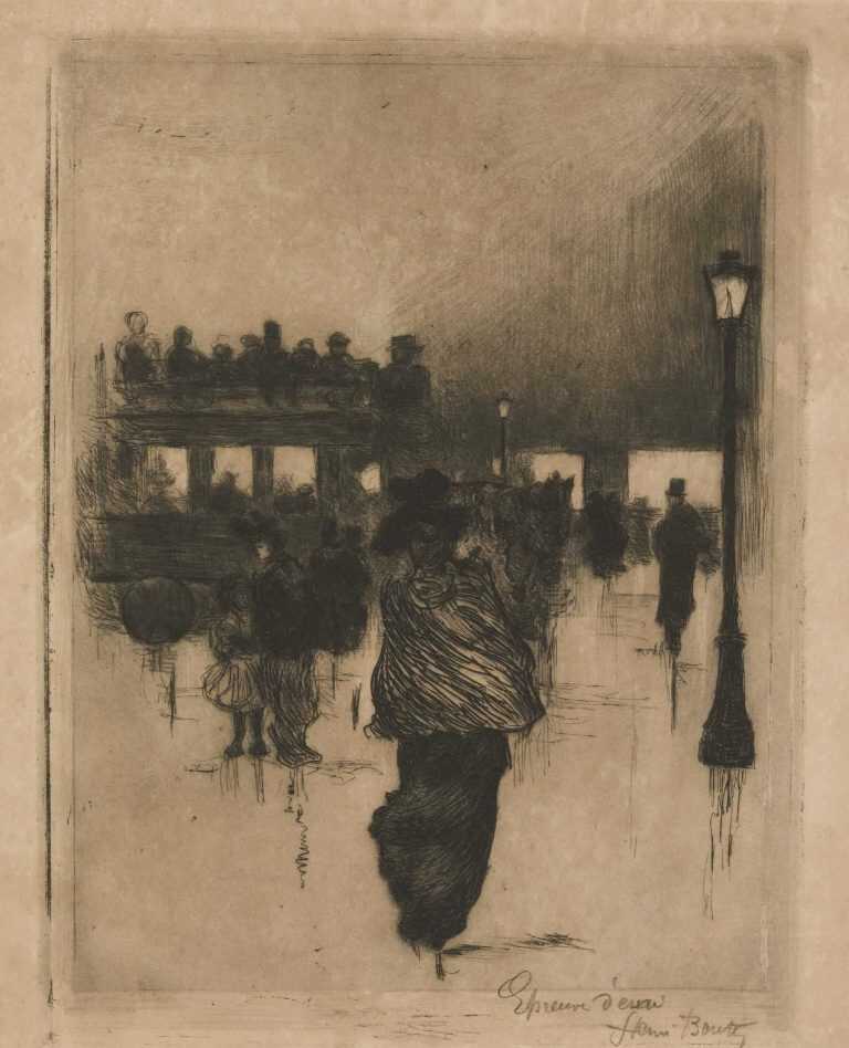 Print By Henri Boutet: Parisienne At Childs Gallery