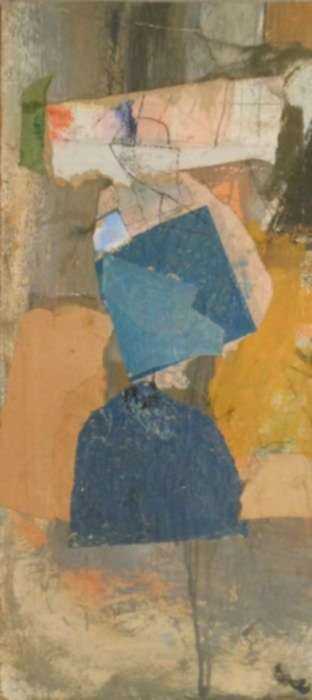 Collage by Henry Botkin: Apparition, represented by Childs Gallery