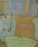 Collage By Henry Botkin: Soft Pink At Childs Gallery