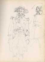 Drawing by Henry C. Pitz: Sketch of Soldier (2), represented by Childs Gallery