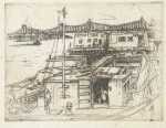 Print by Henry M. O'Connor: [East River, New York], represented by Childs Gallery