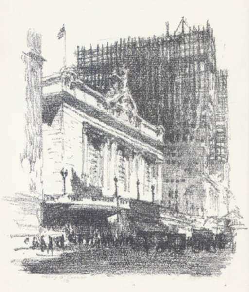 Print by Henry M. O'Connor: [Grand Central Terminal, New York], represented by Childs Gallery