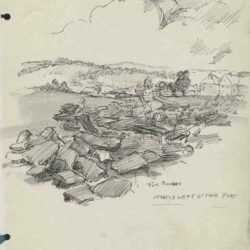 Drawing by Henry M. O'Connor: Fort Sanders [Knoxville, Tennessee], represented by Childs Gallery