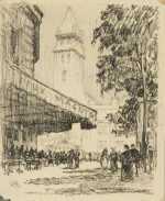 By Henry M. O'connor: [les Deux Magots, Paris] At Childs Gallery