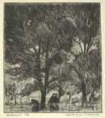 Print by Henry M. O'Connor: Madison Square [New York], represented by Childs Gallery