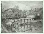 Print by Henry M. O'Connor: Wonson's Cove, Gloucester [Massachusetts], represented by Childs Gallery