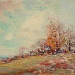 Painting By Henry Rodman Kenyon: [fall Day] At Childs Gallery