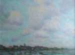 Painting by Henry Rodman Kenyon: Low Tide-French Coast, represented by Childs Gallery