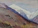Watercolor by Henry W. Rice: Mt. Adams and Jefferson's Knee [New Hampshire], represented by Childs Gallery