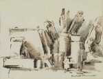 Ink Wash By Herbert Barnett: Art Materials At Childs Gallery