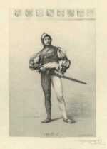 Print by Ignaz Marcel Gaugengigl: M.D.C. [1600], represented by Childs Gallery