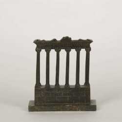 By Italian School: Model Of The Facade Of The Roman Senate At Childs Gallery