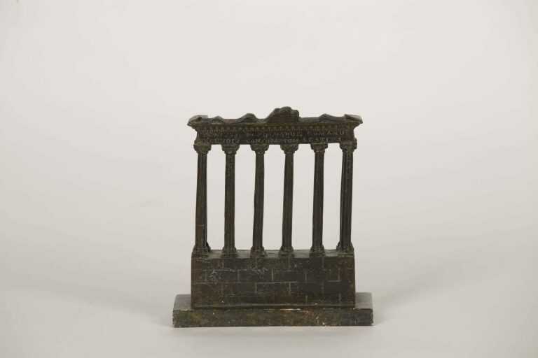 By Italian School: Model Of The Facade Of The Roman Senate At Childs Gallery