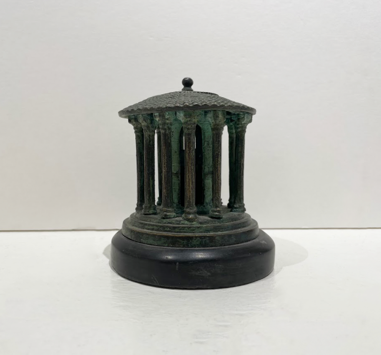 Sculpture By Italian School: Temple Of Vesta Inkwell At Childs Gallery