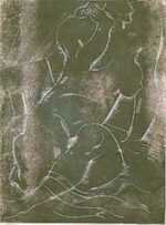 Print by Ivan Bartlett: Petite Salle, represented by Childs Gallery