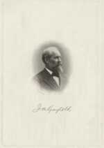 Print by J. A. J. Wilcox: James Garfield, represented by Childs Gallery