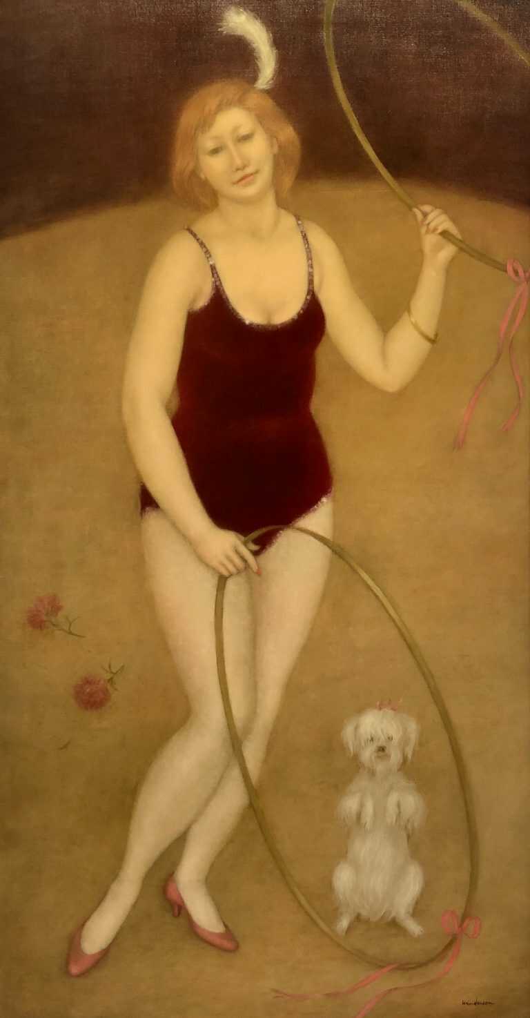 Painting by Jack Henderson: Circus, available at Childs Gallery, Boston