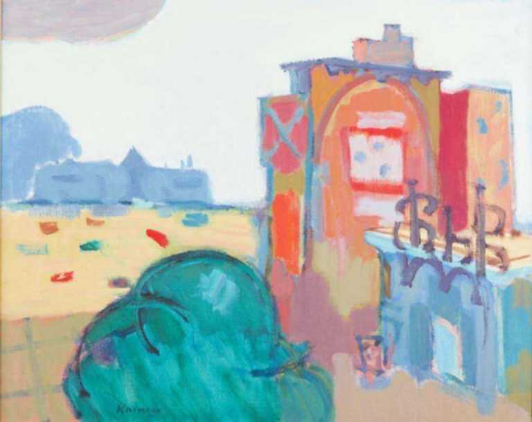 Painting by Jacob Kainen: U Street Capriccio, represented by Childs Gallery