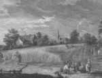 Print by Jacques Philippe Le Bas: View of Flanders, represented by Childs Gallery