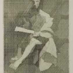 Print by Jacques Villon: Le Philosophe, represented by Childs Gallery