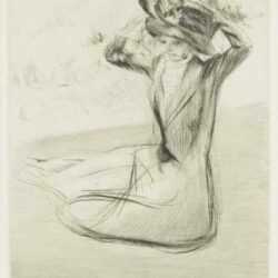 Print by Jacques Villon: L'Epingle A Chapeau (The Hat Pin), represented by Childs Gallery