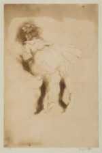 Print by Jacques Villon: Petite Boudeuse, represented by Childs Gallery