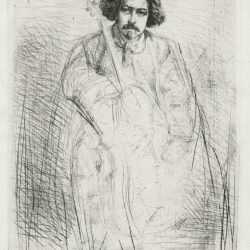 Print By James Abbott Mcneill Whistler: Becquet At Childs Gallery