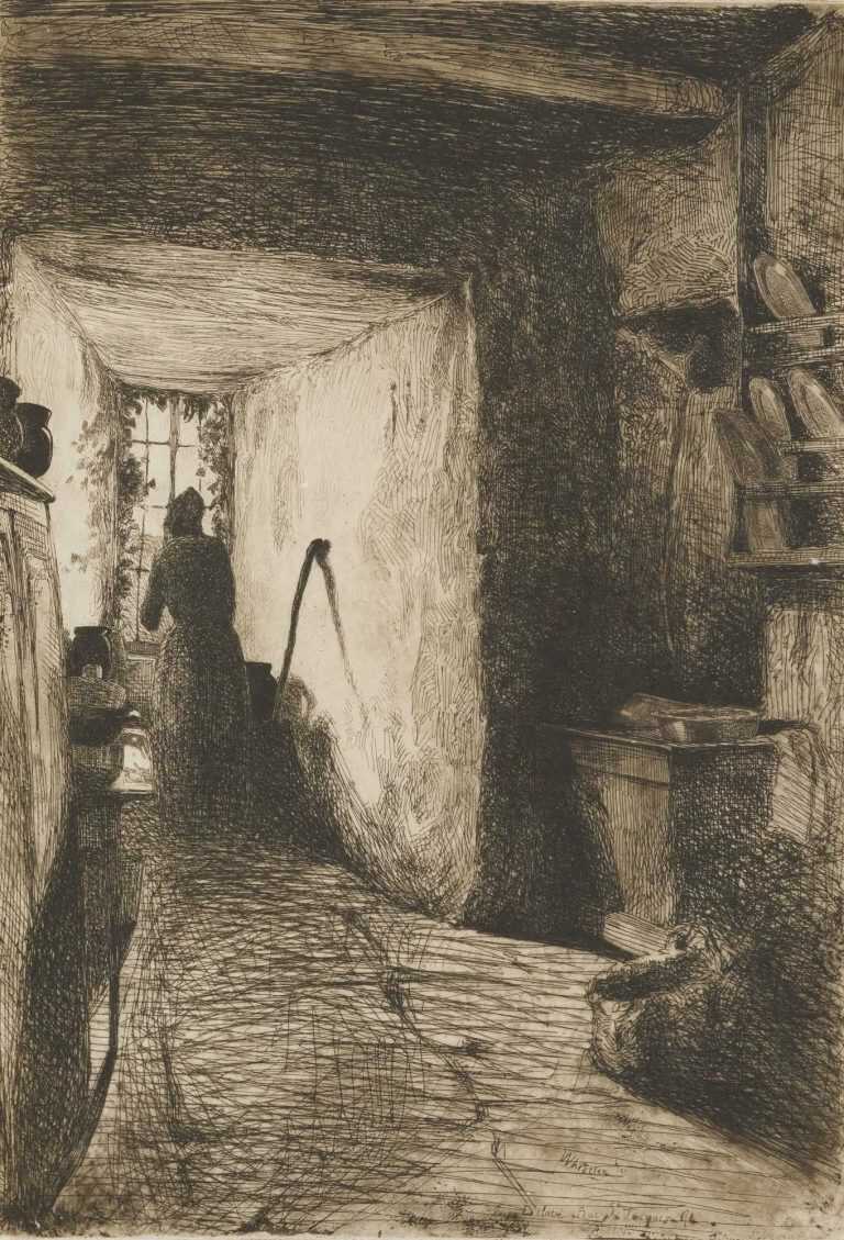 Print By James Abbott Mcneill Whistler: The Kitchen At Childs Gallery