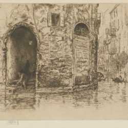 Print By James Abbott Mcneill Whistler: The Two Doorways At Childs Gallery