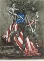 Print by James Egleson: Enigma of the Wasteland, represented by Childs Gallery