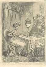 Print by James Gillray: Contemplations upon a Coronet, represented by Childs Gallery
