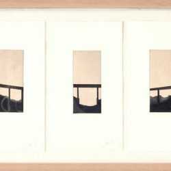 Print By James Ovid Mustin Iii: Untitled (bridge Set) At Childs Gallery